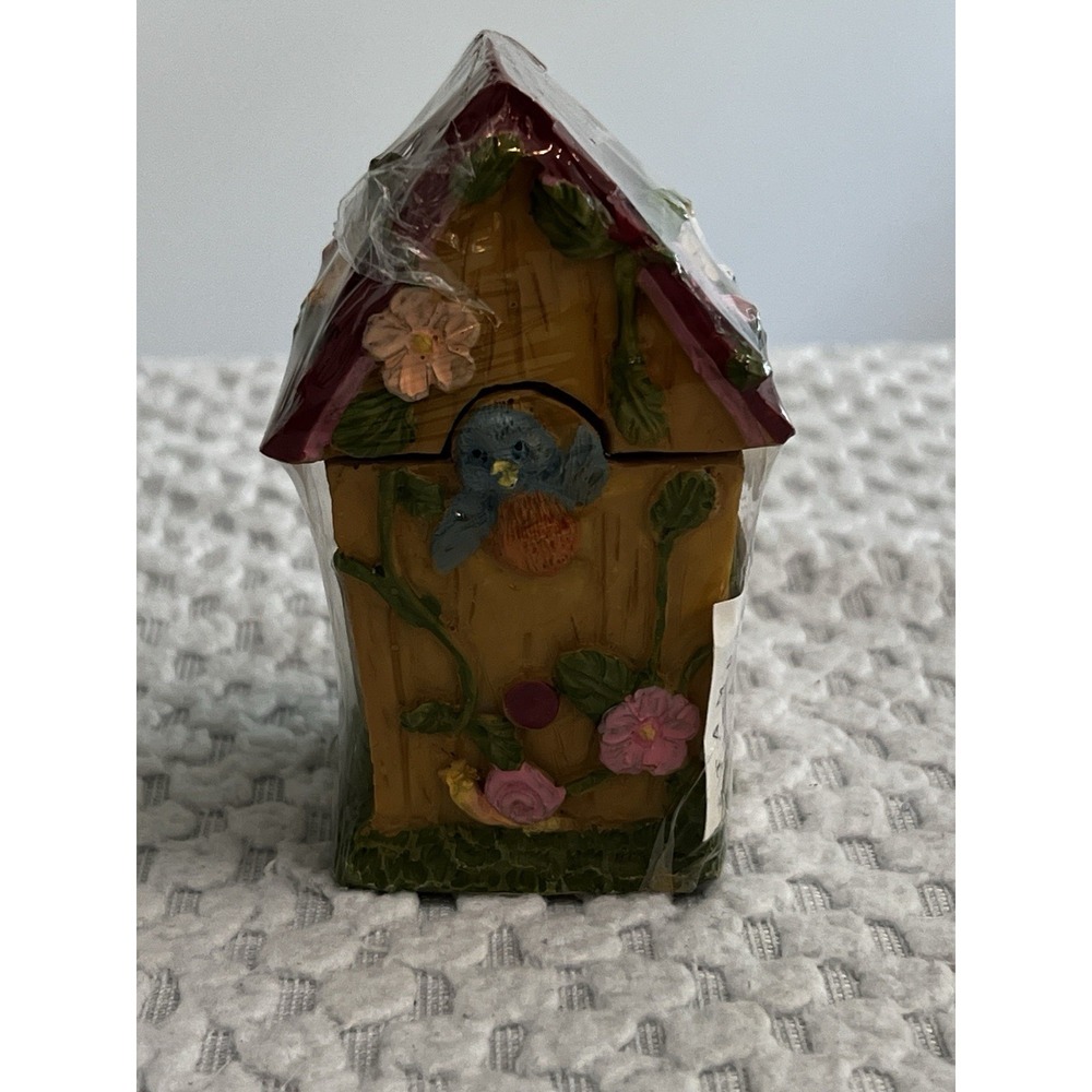 Cottagecore Decor Granny Farmhouse Stamp Sticker Dispenser Craft Bird‎ House Vtg